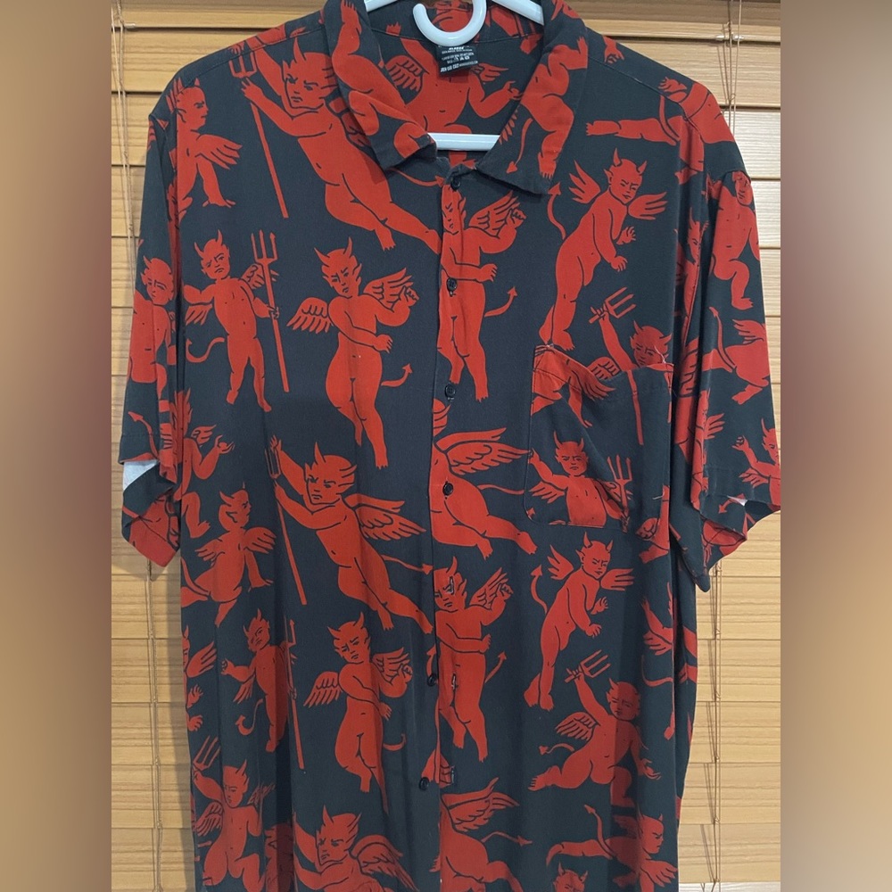 New Wicked Clothing 100% rayon,tried on and washed once